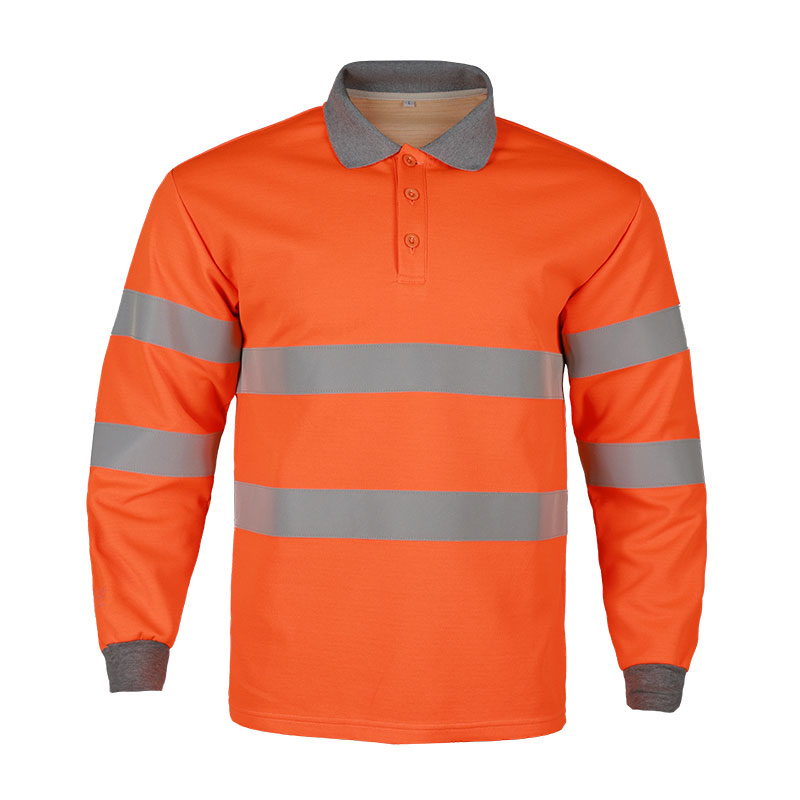 Multinorm HV Orange Polo Shirt